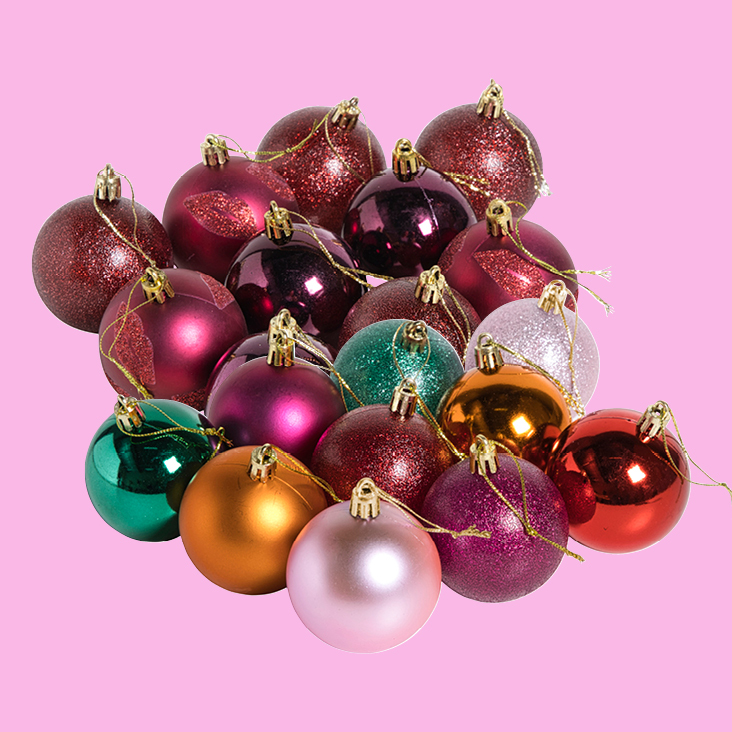 Alle kerstballensets 10 stuks 1+1 gratis