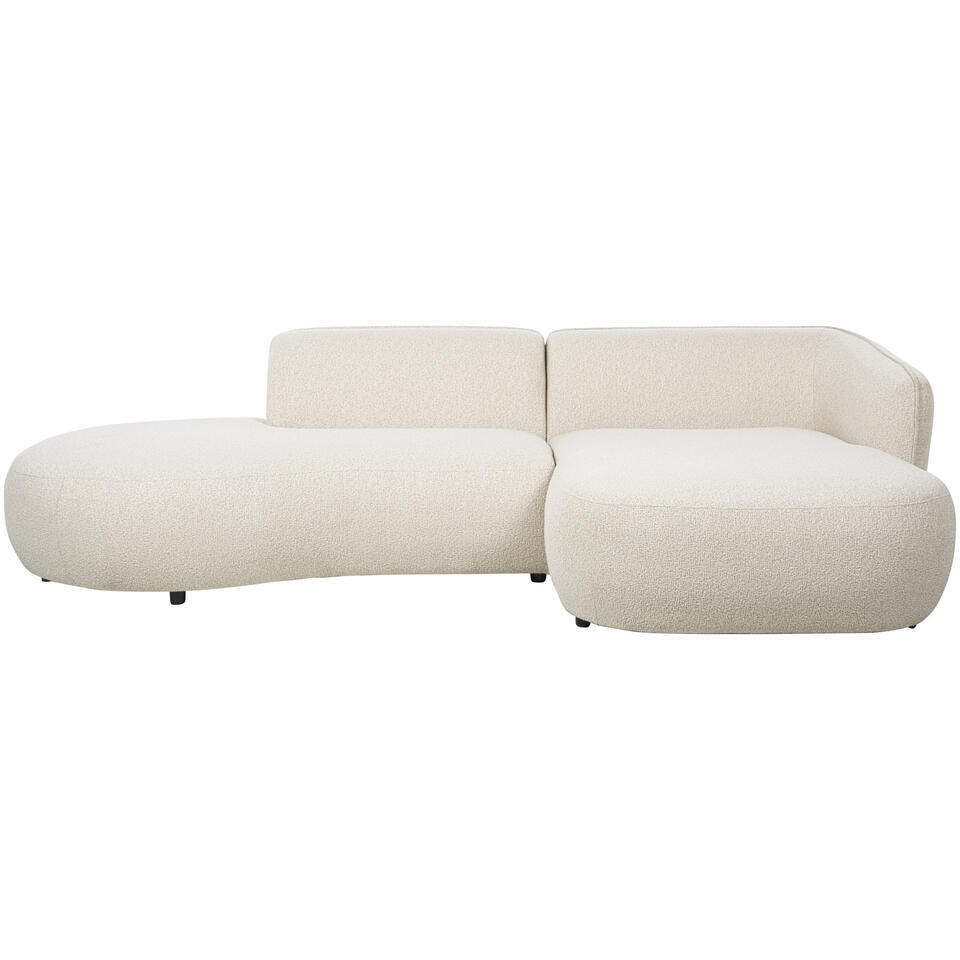 Hoekbank Rozzano Rechts Cream