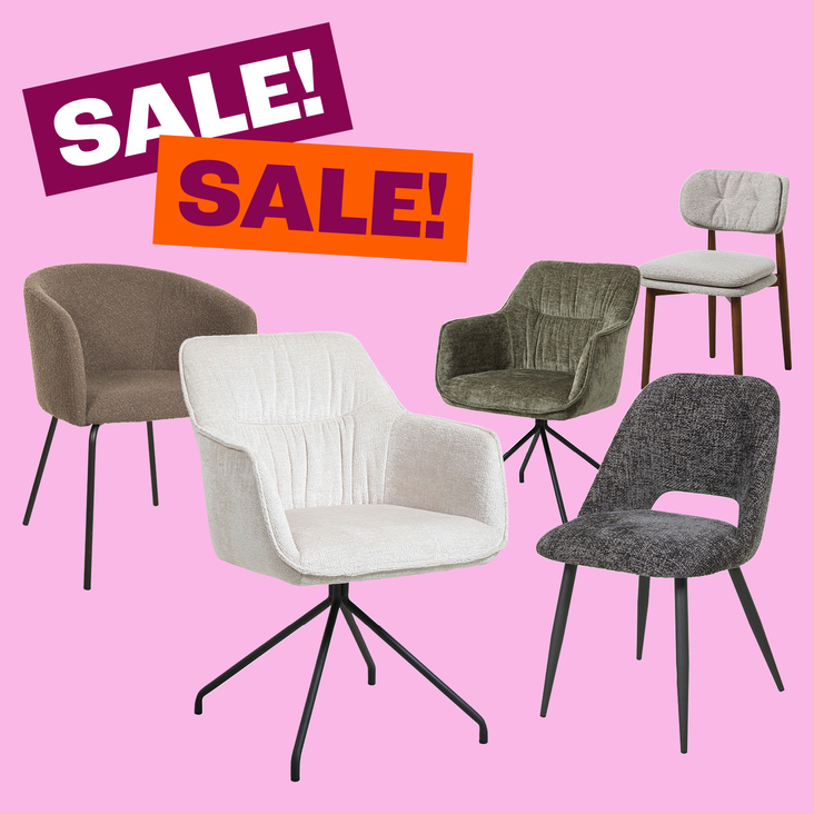 Tot 45% korting op diverse stoelen
