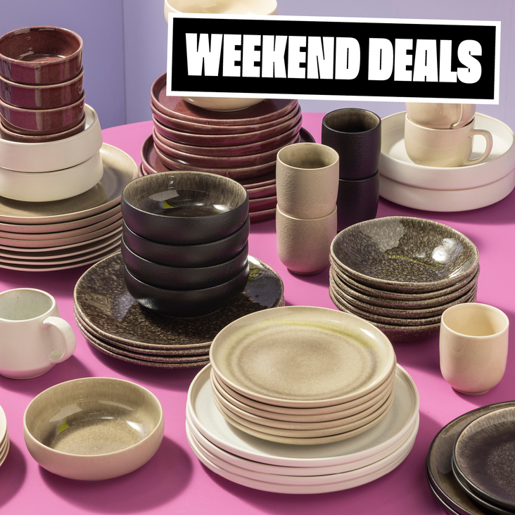 2e 50% korting op alle servies