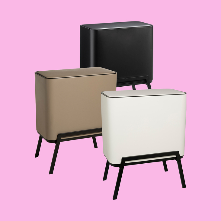 Afvalemmer op pootjes 28L/12L/5L van €100 voor €85