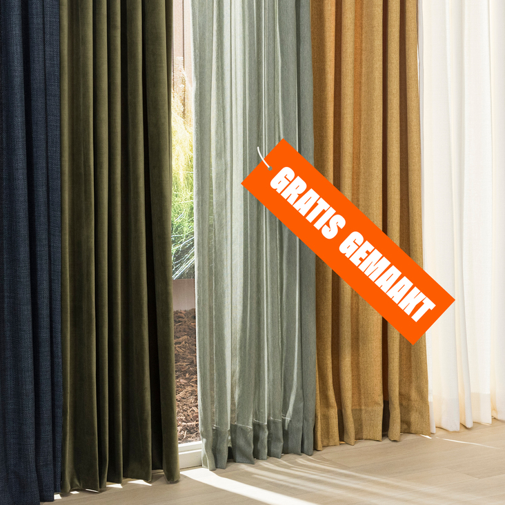 De 80 meest populaire gordijnen gratis gemaakt Tot 25% korting op de totaalprijs