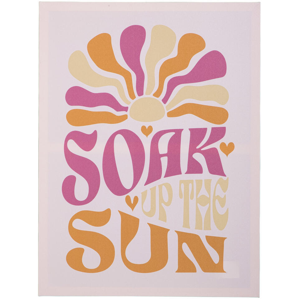 Tuinschilderij Soak Multicolor 45x60 cm