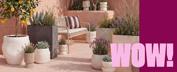  WOW! bloempotten vanaf €2