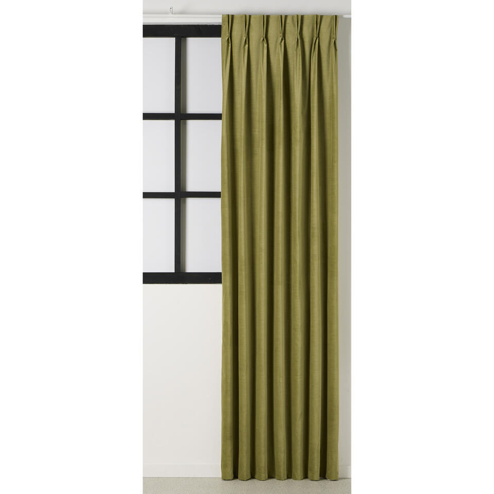Gordijn Velours Lisa Groen