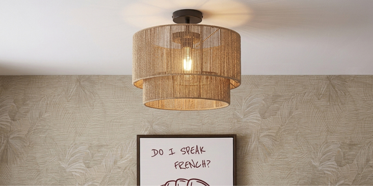 10% korting op alle plafonnières