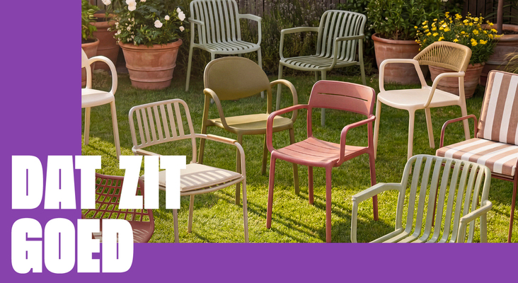 Alle tuinstoelen 3+1 gratis