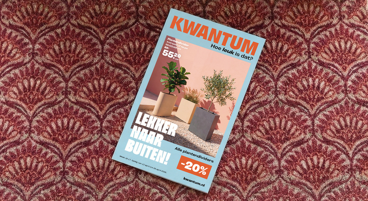 De nieuwe folder ligt weer op de mat