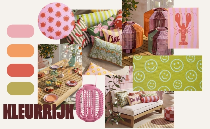 Kleurrijke tuintrend