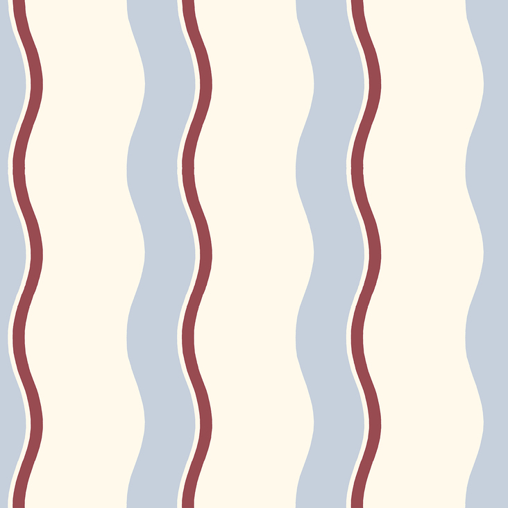 Behang golf blauw bordeaux