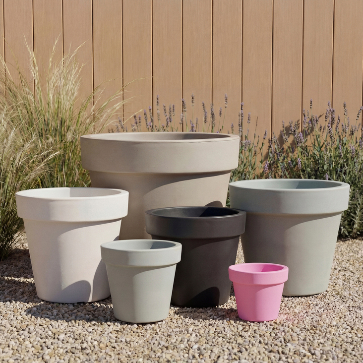 Diverse tuin bloempotten 2+1 gratis