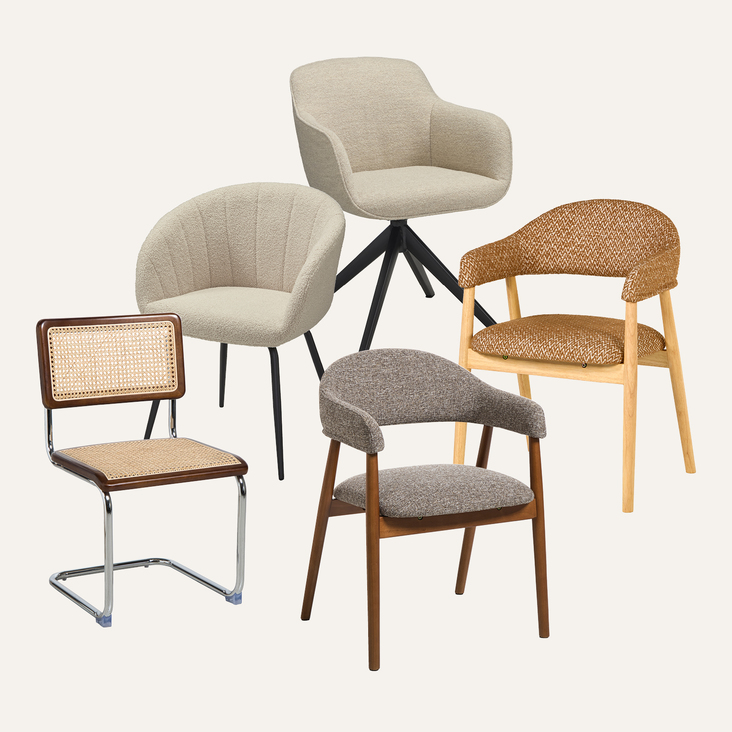 Selectie eetkamerstoelen 25% korting vanaf 2 stuks