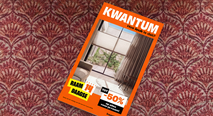 De nieuwe folder ligt weer op de mat