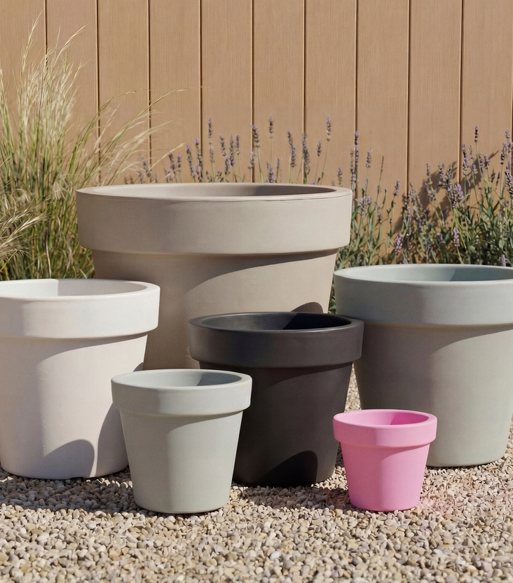 Alle tuinbloempotten 2+1 gratis