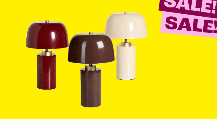  30% korting op selectie tafellampen