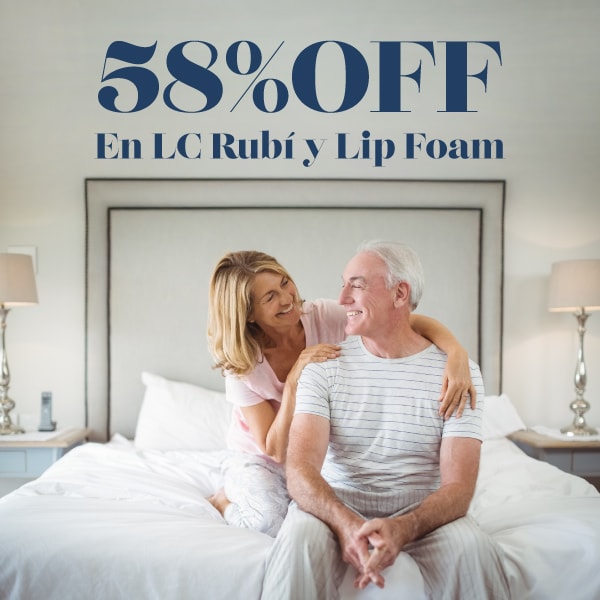 58% OFF, LC Rubí y Lip Foam