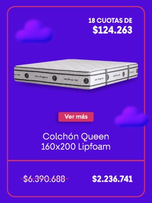 Colchón Lip Foam 160x200