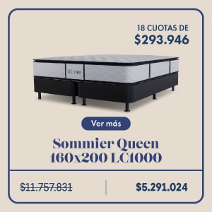 Sommier Queen 160x200 Lc 1000