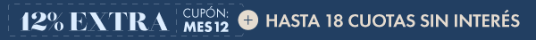 12% EXTRA con el Cupón MES12