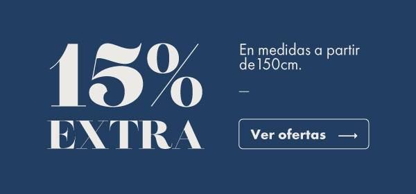 Renovate con 15% extra en medidas superiores a 150cm