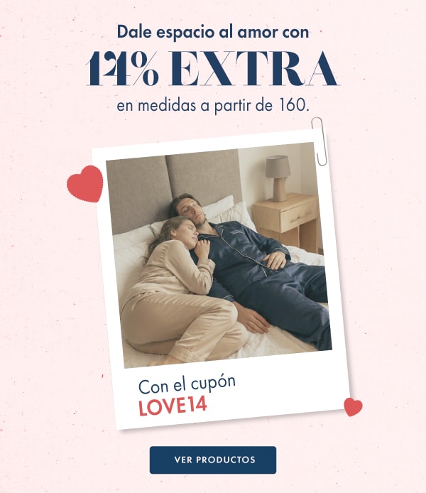 14% EXTRA en medidas a partir de 160.