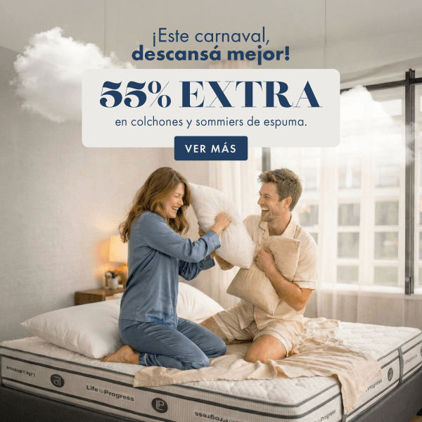 55% EXTRA EN COLCHONES DE ESPUMA