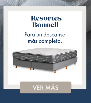 Resortes Bonnell Para un descanso más completo. VER MÁS