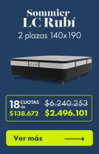 Sommier Platine 1 plazas 90x190 18 cuotas de $75.823 $3.412.039 $1.364.816 Ver más