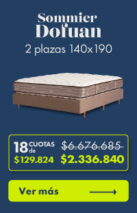 Sommier LIP Pocket King 180x200 $19.661.635 $6.881.572 18 CUOTAS de $382.310 VER MÁS