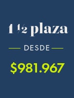 1 1/2 plaza DESDE $981.967