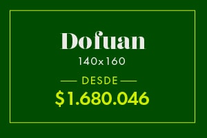 Dofuan 140x160 DESDE $1.680.046