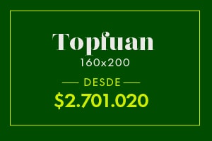 Topfuan 160x200 DESDE $2.701.020