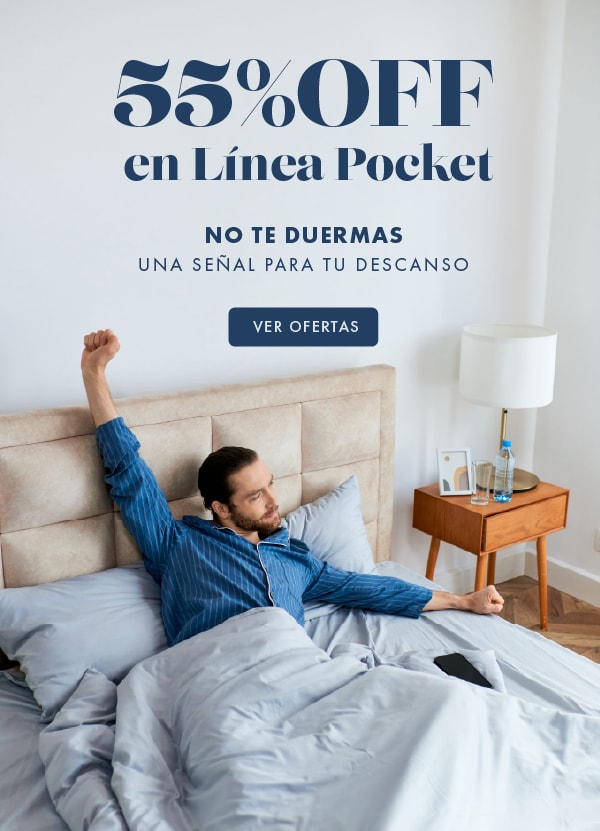 Dale un upgrade a tu descanso con Resortes Pocket CONOCER MÁS