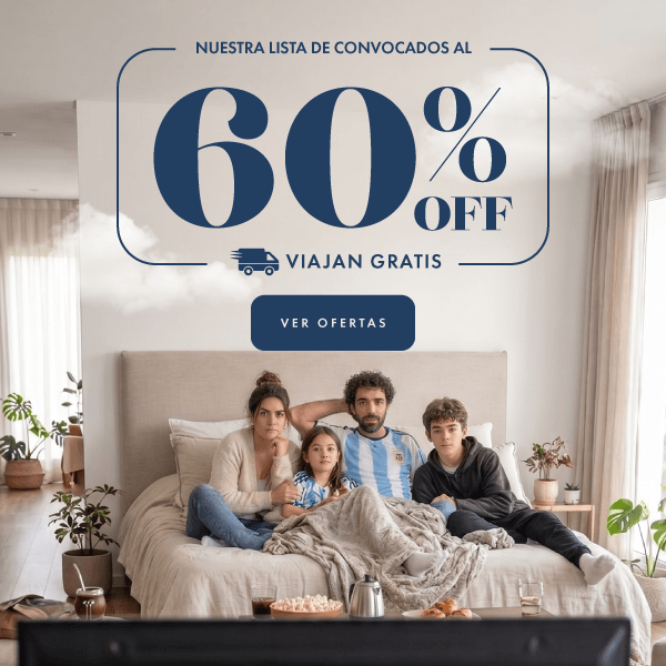 Llevate dos almohadas de regalo CONOCER MÁS