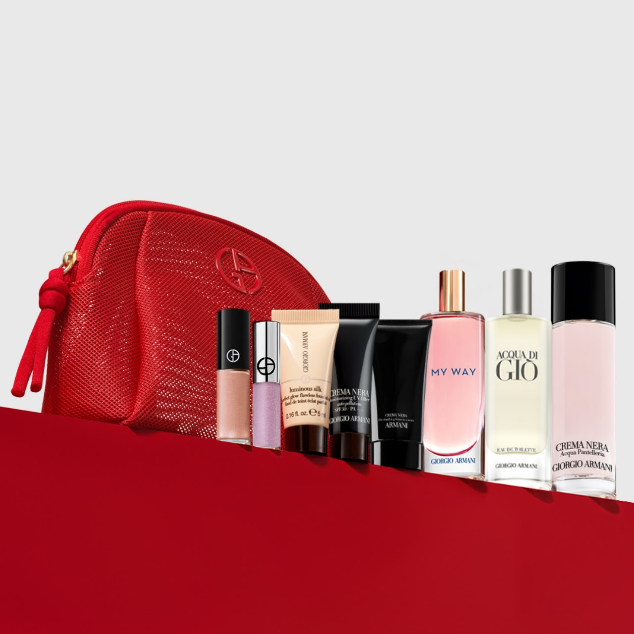 Armani Beauty - 25% Off + 8 Free Gifts With a Red Pouch