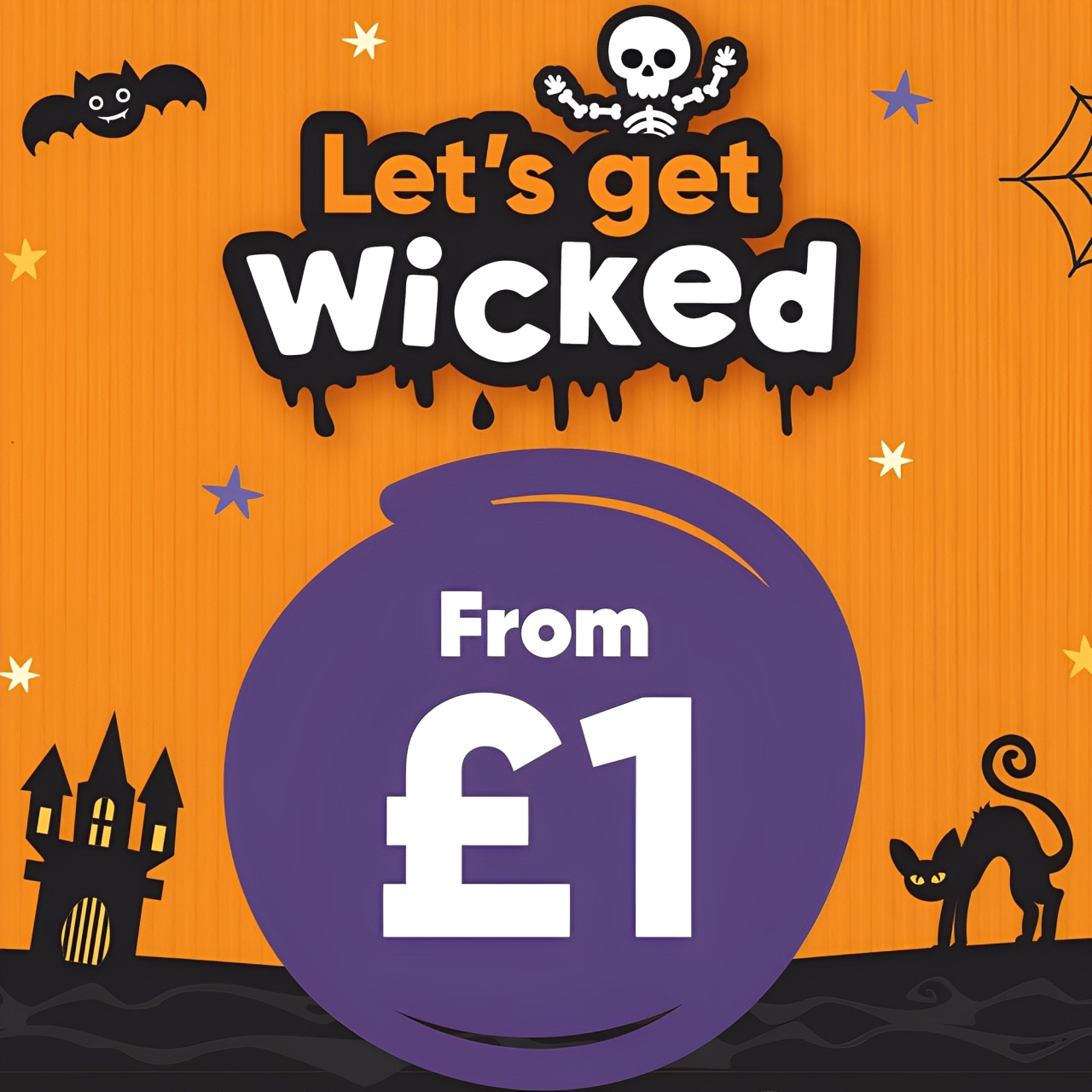 Halloween Decorations, Crafts & Toys – From Just £1