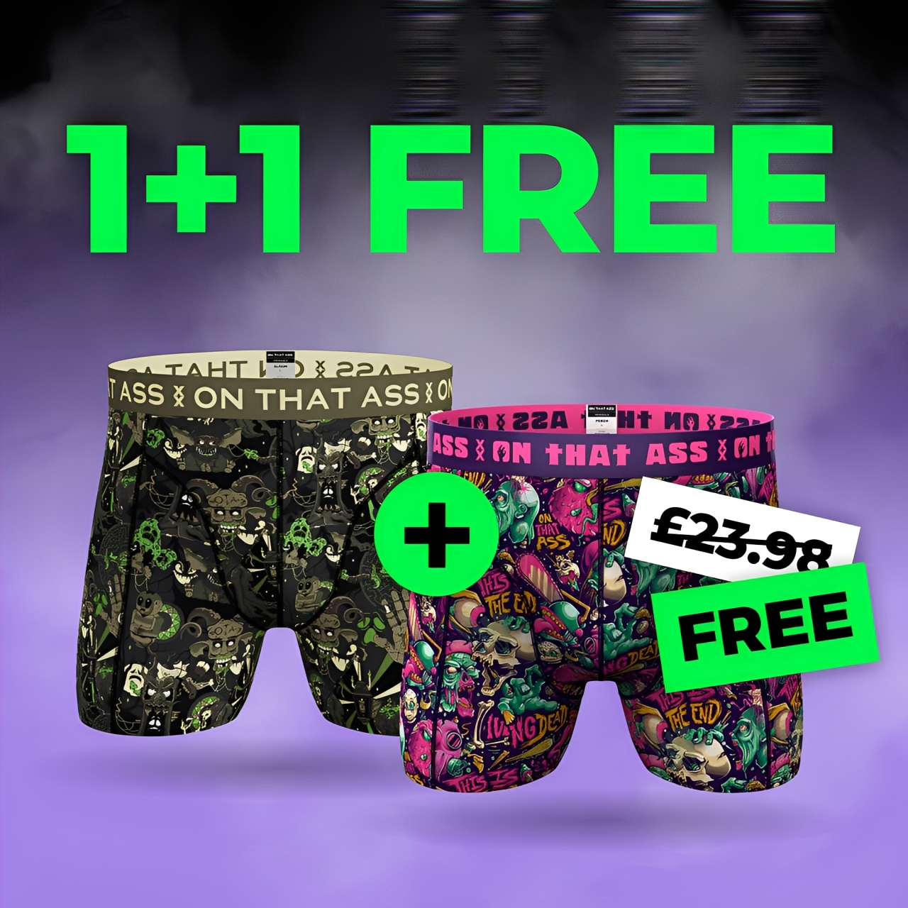 Special Halloween Offer – 2 x Free Boxer Shorts