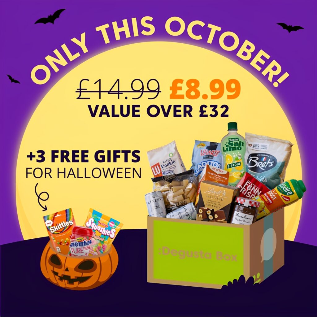 40% Off Degusta Box + 3 Free Halloween Surprises