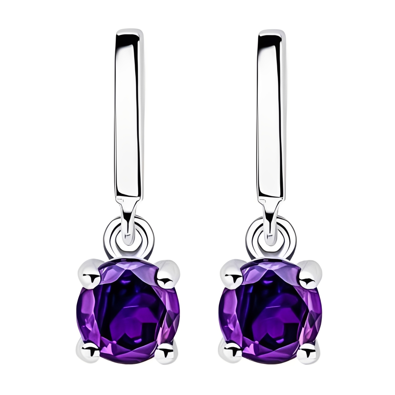 Free Amethyst Earrings