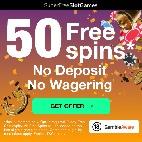 50 Free Spins – No Deposit & No Wagering