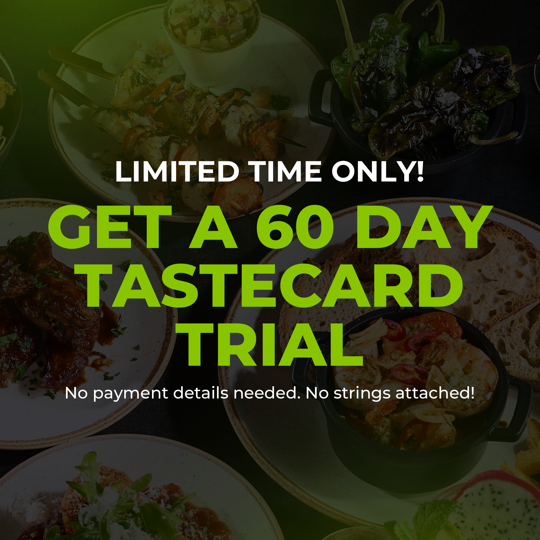 Free tastecard Trial (60 Days)