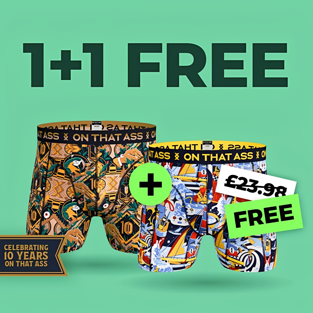 Special New Year Offer – 2 x Free Boxer Shorts