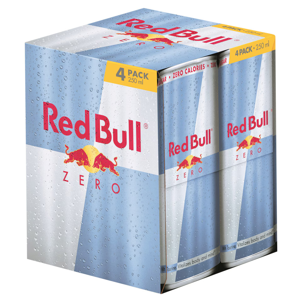 Free Red Bull Zero (4 Pack)