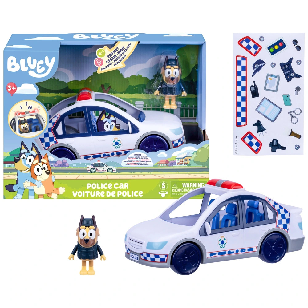 Free Bluey Police Car