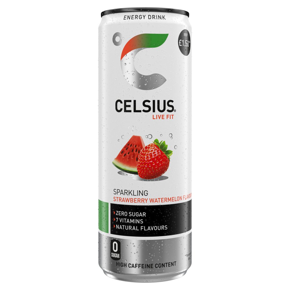 Free Celsuis Strawberry Energy Drink