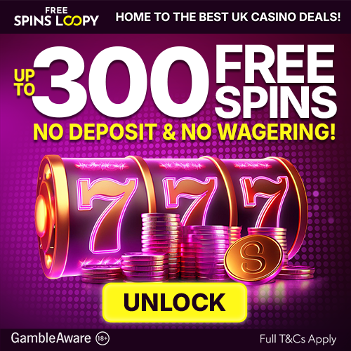 Up to 300 Free Spins