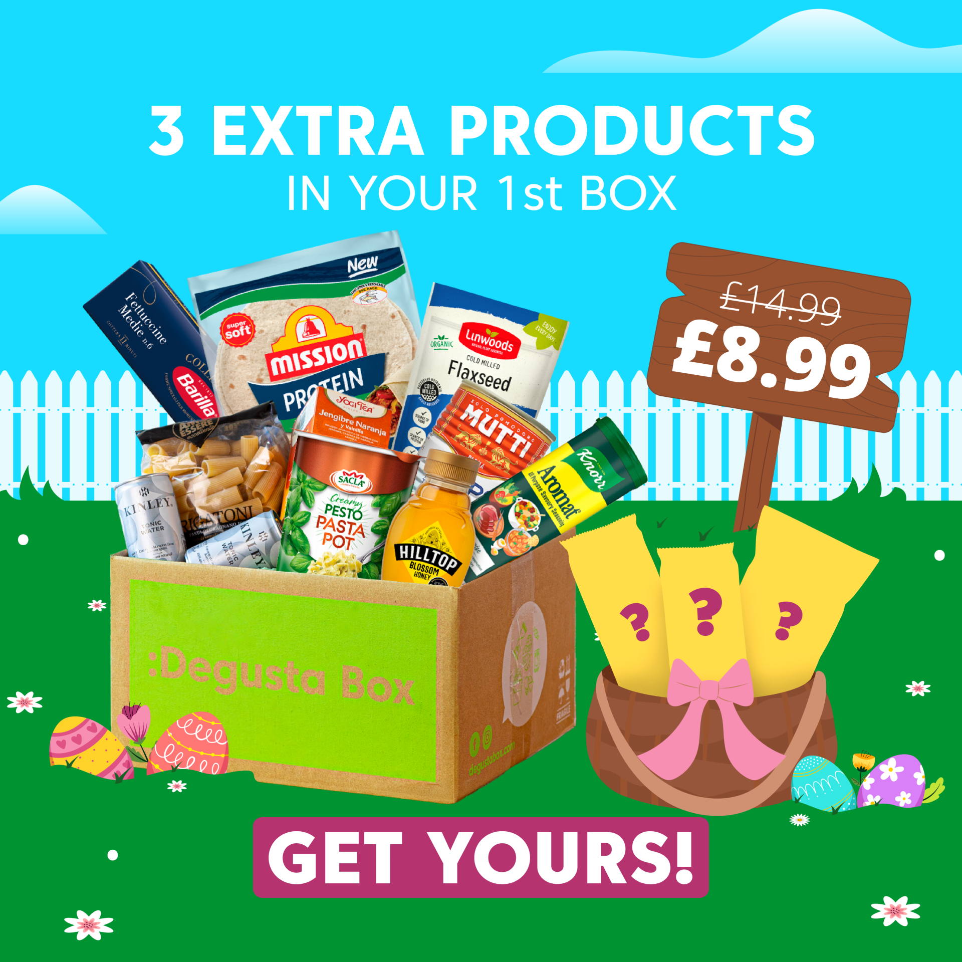 Mystery Food Boxes + Free Easter Surprises