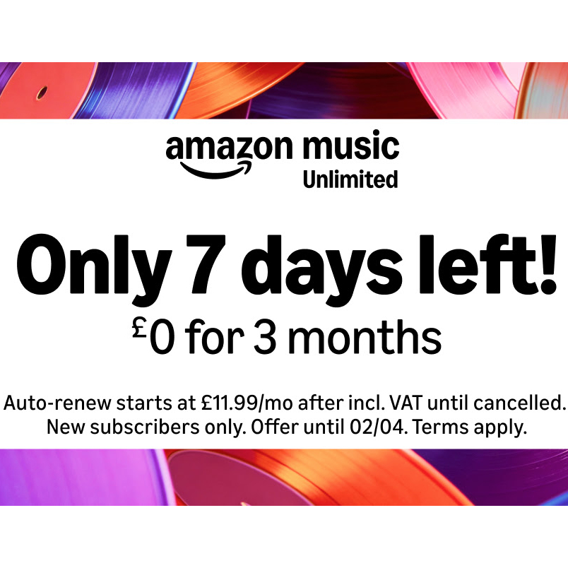 Free 3 Months of Amazon Music