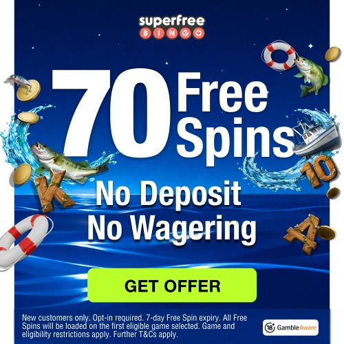 70 Free Bingo Spins