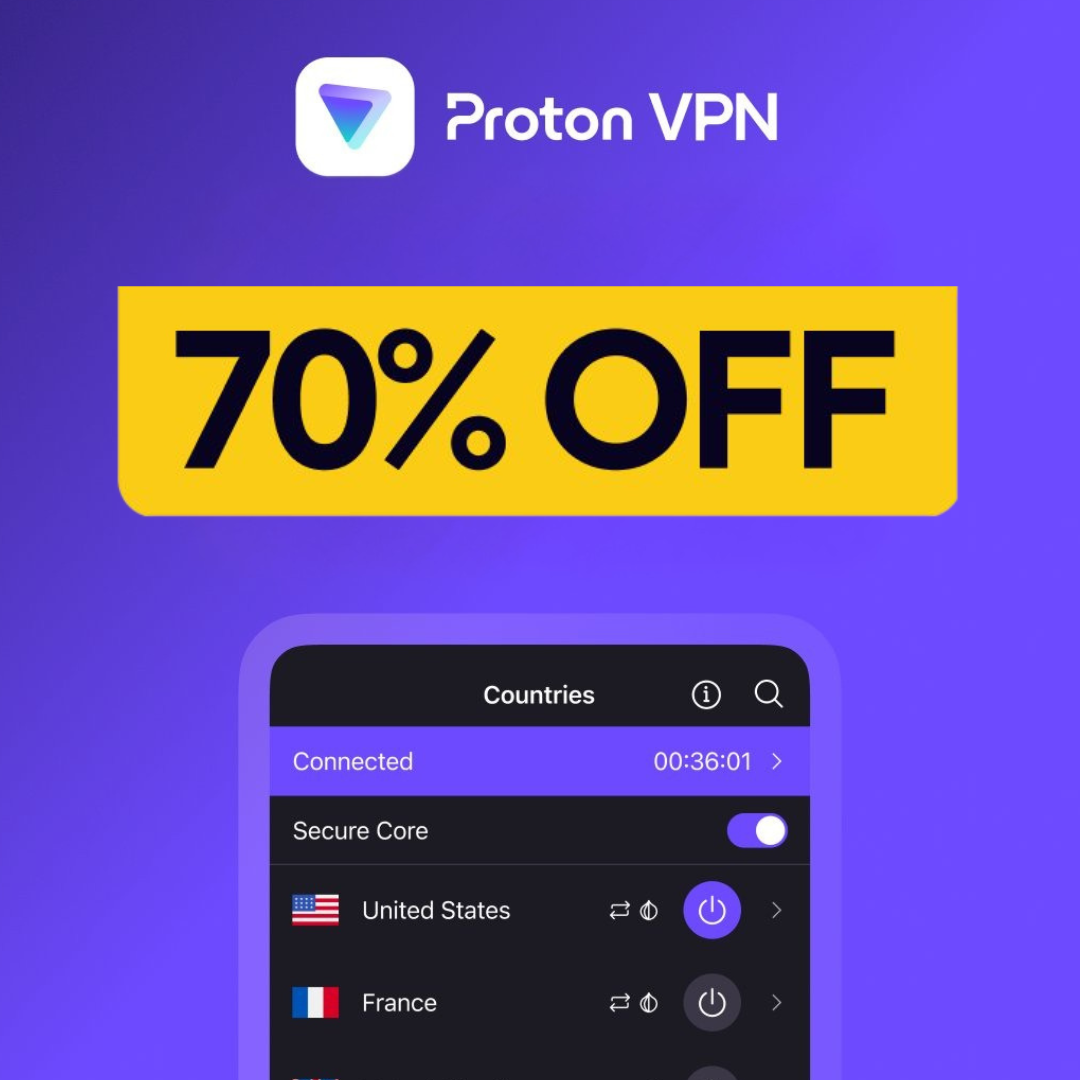 70% Off Proton VPN – Limited-Time Deal
